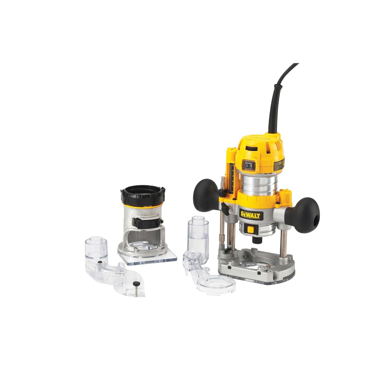DeWalt 1/4 Combination Plunge & Fixed Base Router 240V | D26204K-GB