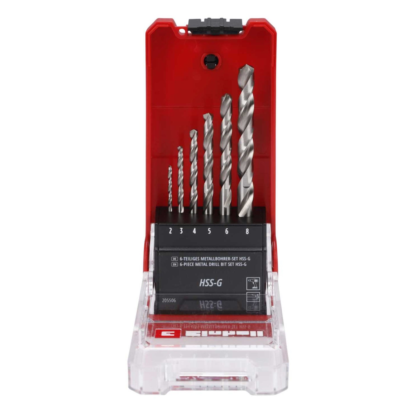 Einhell 6 Piece HSS-G Silver Drill Bit Set