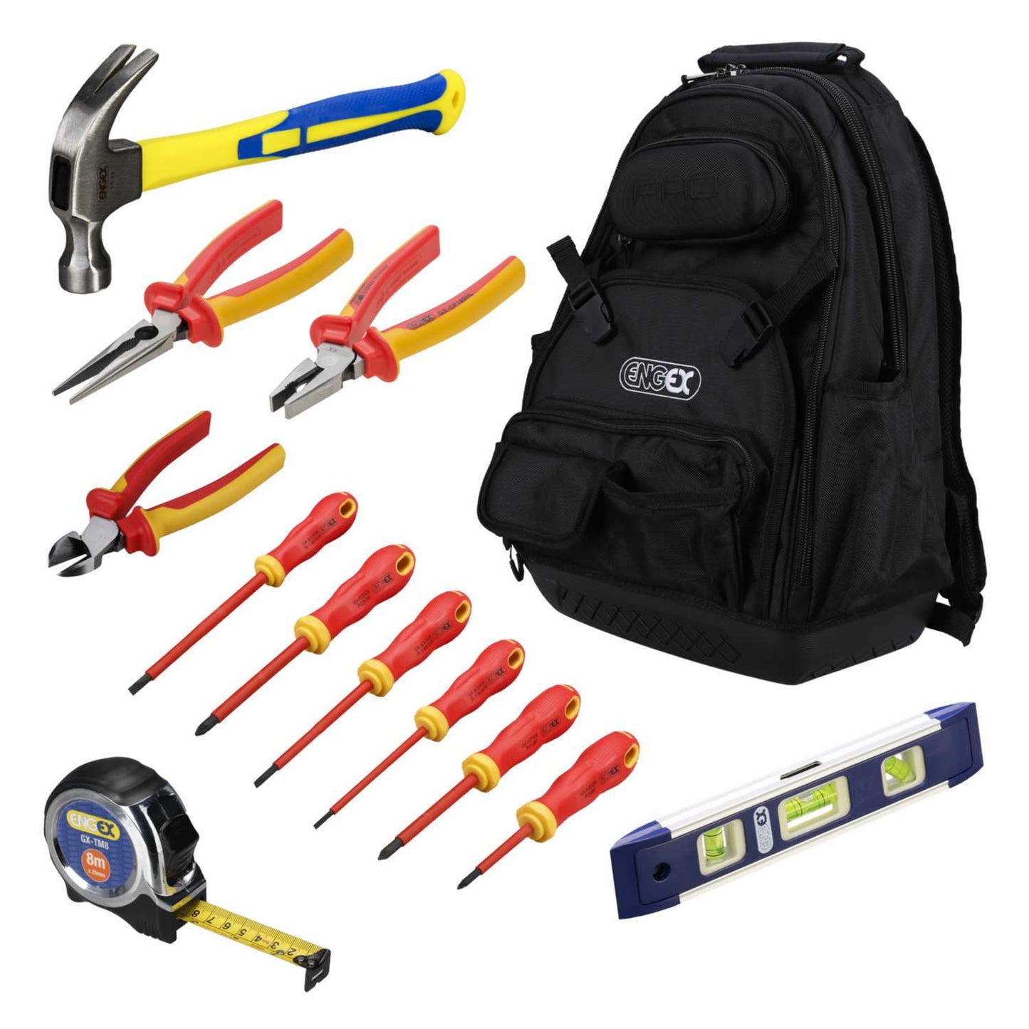 Engex 13 Piece Professional Rucksack Tool Kit