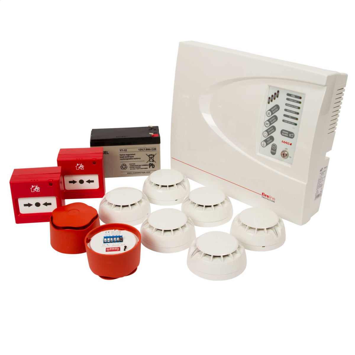 ESP 4 Zone Conventional Fire Alarm Kit