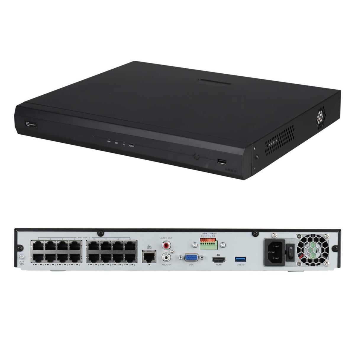 ESP HDview IP 24/7 16 Channel HD 12TB NVR
