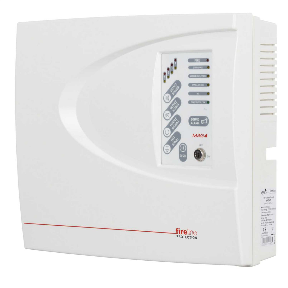 ESP 4 Zone Conventional Fire Panel