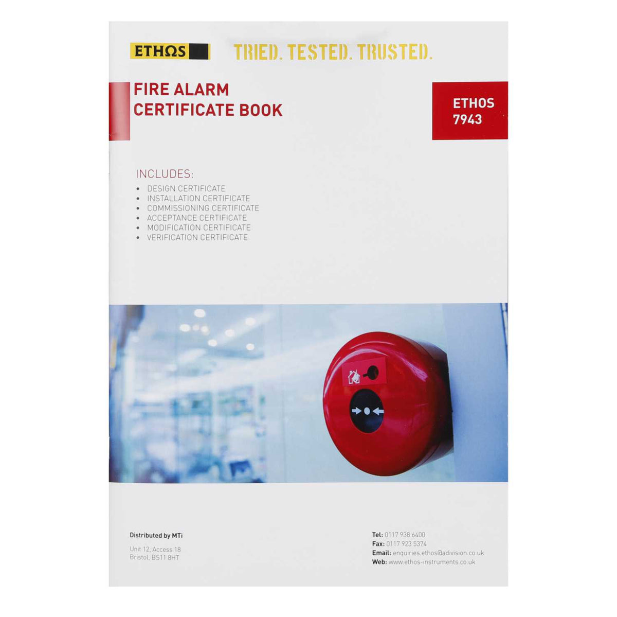 Ethos Fire Alarm Certificates