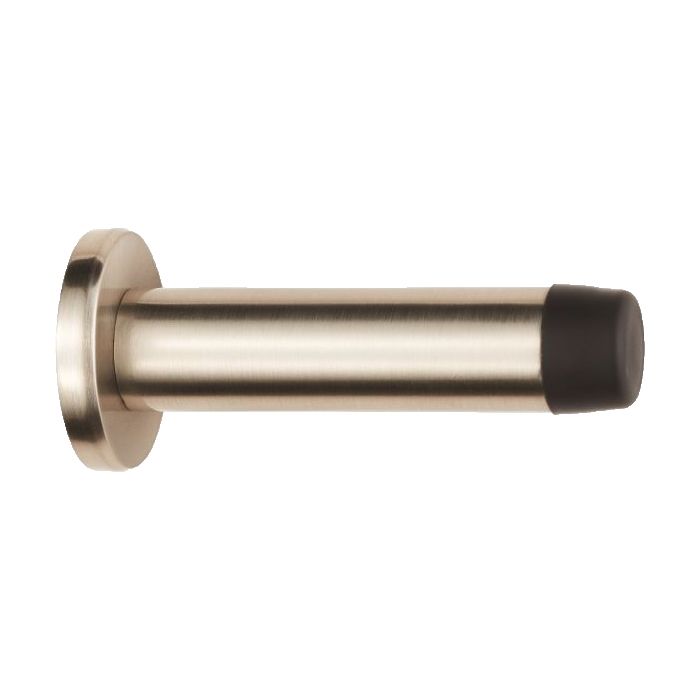 DOOR STOP CYLINDER WITH ROSE SATIN AZ21SN/RP