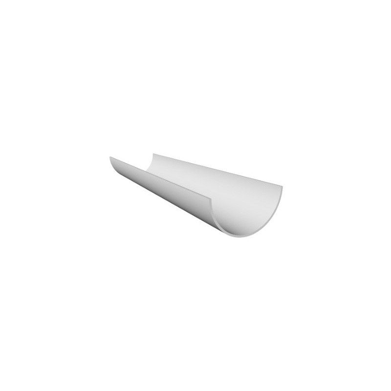 FREEFLOW ROUND GUTTER 4m WHITE FRG400
