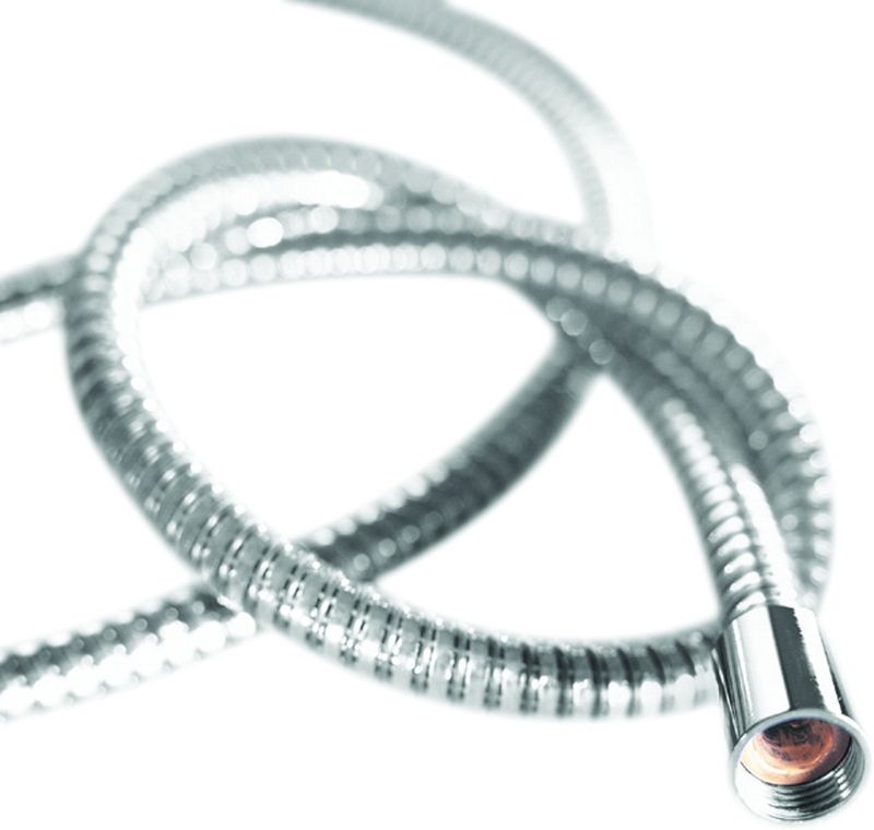 MIRA 2.1605.139 LOGIC METAL HOSE CHROME1.75m