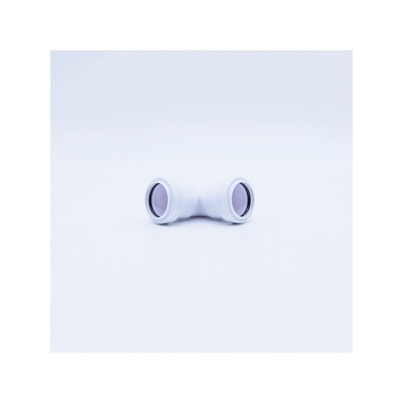 POLYPIPE PUSHFIT WASTE KNUCKLE BEND 32mm x 90deg WP15W WHITE