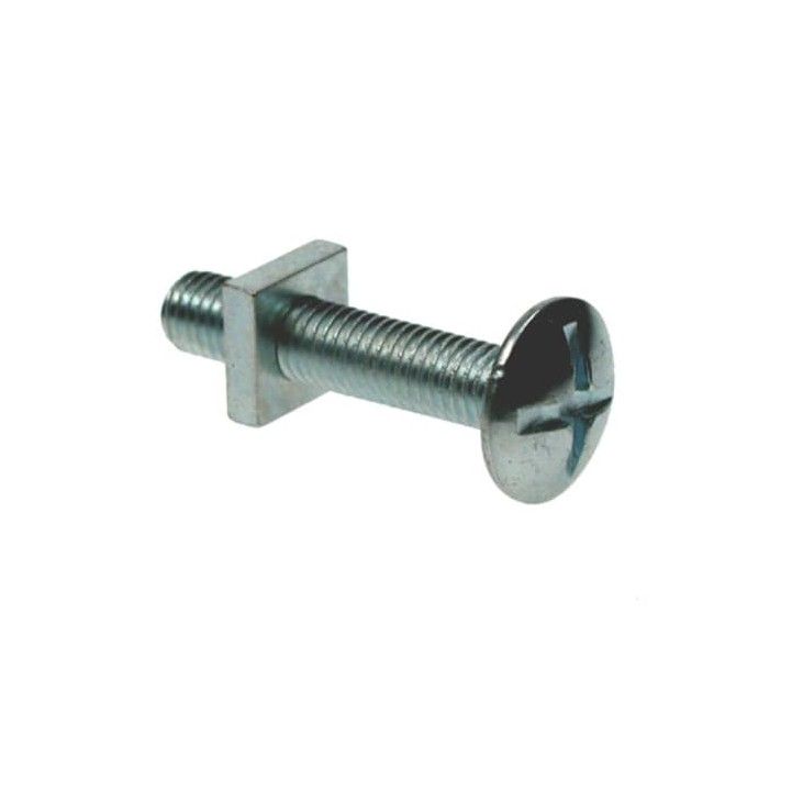 BZP ROOFING BOLTS M6 x 50mm OJ421032