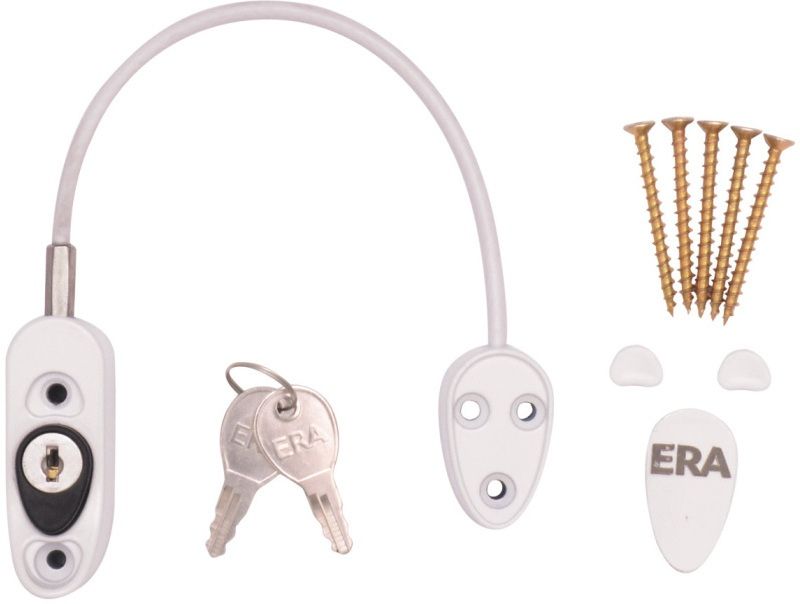ERA CABLE SAFETY RESTRICTOR WHITE VISI PACK 723-15