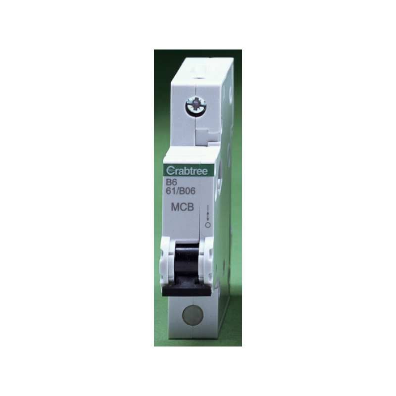 CRABTREE 61/B06 1-POLE TYPE B MCB 6a