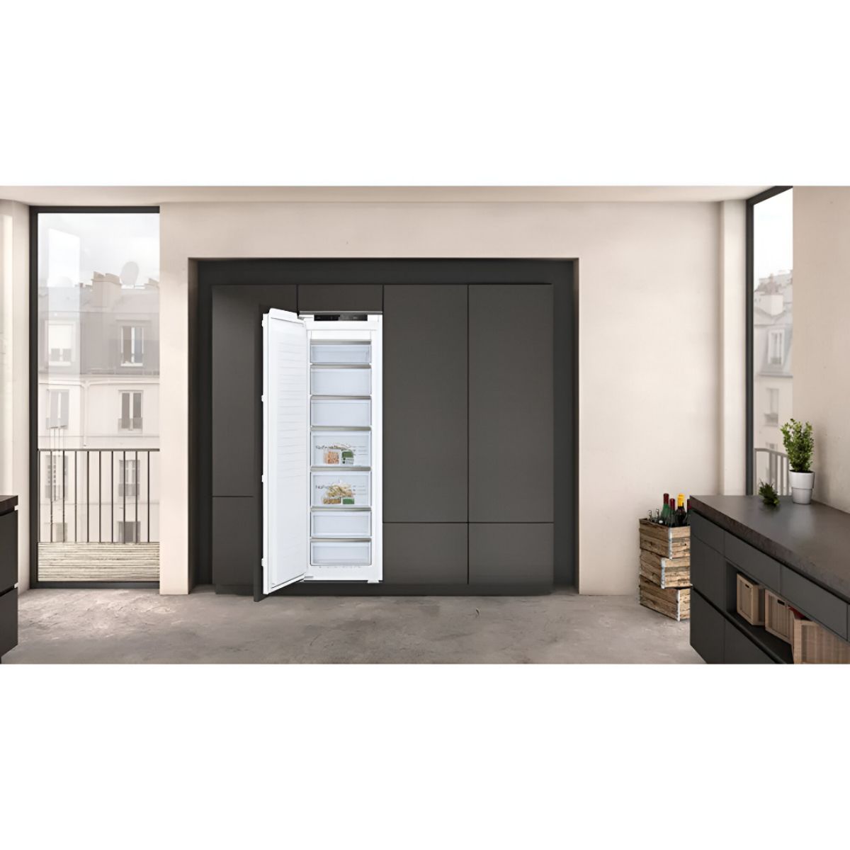 NEFF GI7812EE0G N50 BUILT IN SINGLE DOOR FREEZER 1770mm