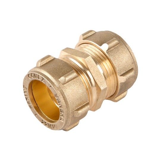CONEX COMPRESSION STRAIGHT COUPLER 22mm GG-1020301