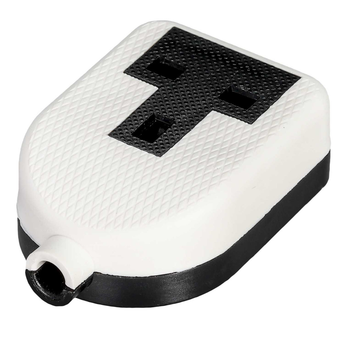 F4P 13A 1 Gang Rubber Trailing Socket White