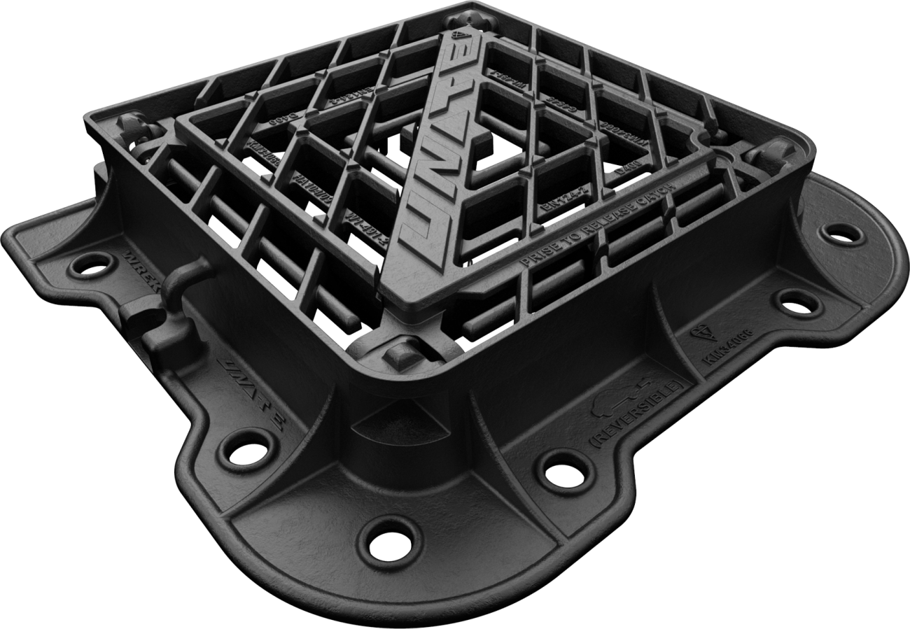WREKIN D400 GG&F D/TRI UNITE 450 x 450 x 100mm DGHT0D4/4545/KU