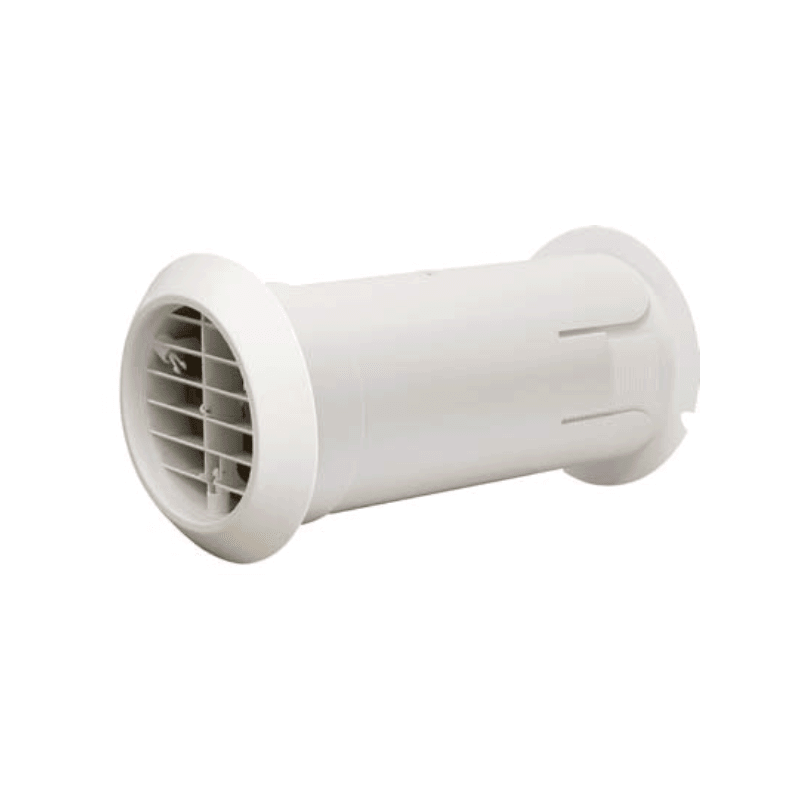 MANROSE INTERNAL FIT WALL KIT GRILLE WHITE 4" DHRIWKW