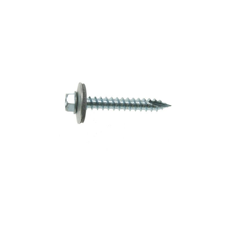 6.3 x 45mm METALFIX GASH POINT SCREW 16mm WASHER BOX 100 GP6304516W