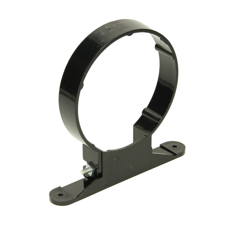 POLYPIPE SOIL PIPE BRACKET NUT & BOLT 110mm BROWN SC44BR