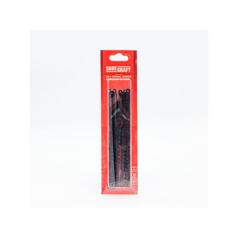 SUREGRAFT JUNIOR HACKSAW BLADES 10PCE
