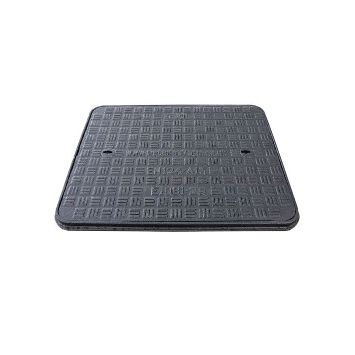 EJ CAST IRON ACCESS COVER & FRAME SINGLE SEAL A15 600 x 450 x 22mm PEDESTRIAN E10B1