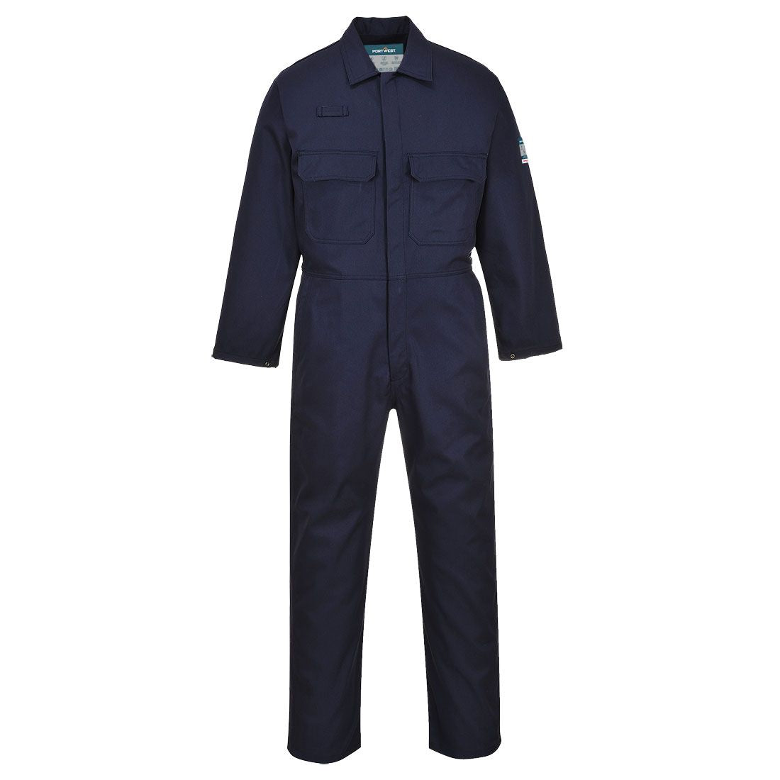 Bizweld FR Coverall, 4XL, R, Navy
