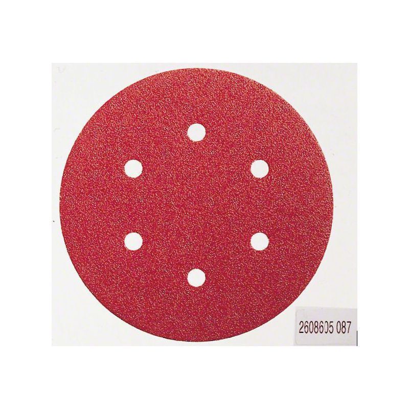 BOSCH 2608605720 PACK OF 5 RANDOM ORBITAL SANDING DISCS 120 GRIT 150mm