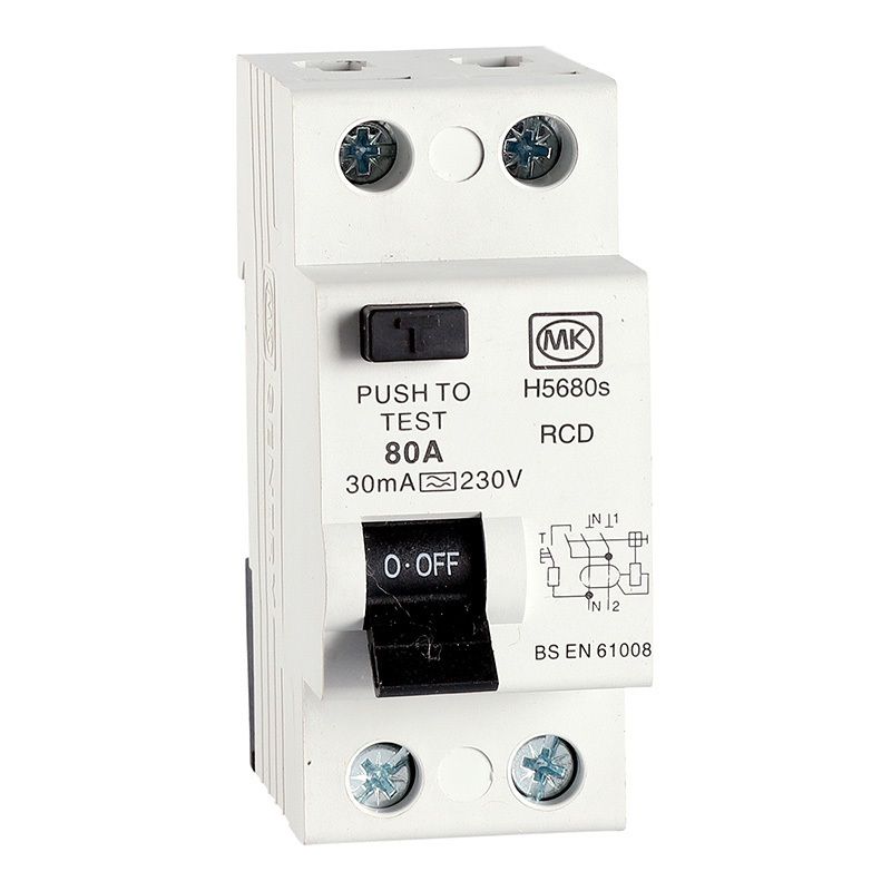 GREENBROOK 2-POLE TYPE A RCD 80a 30ma H5680S