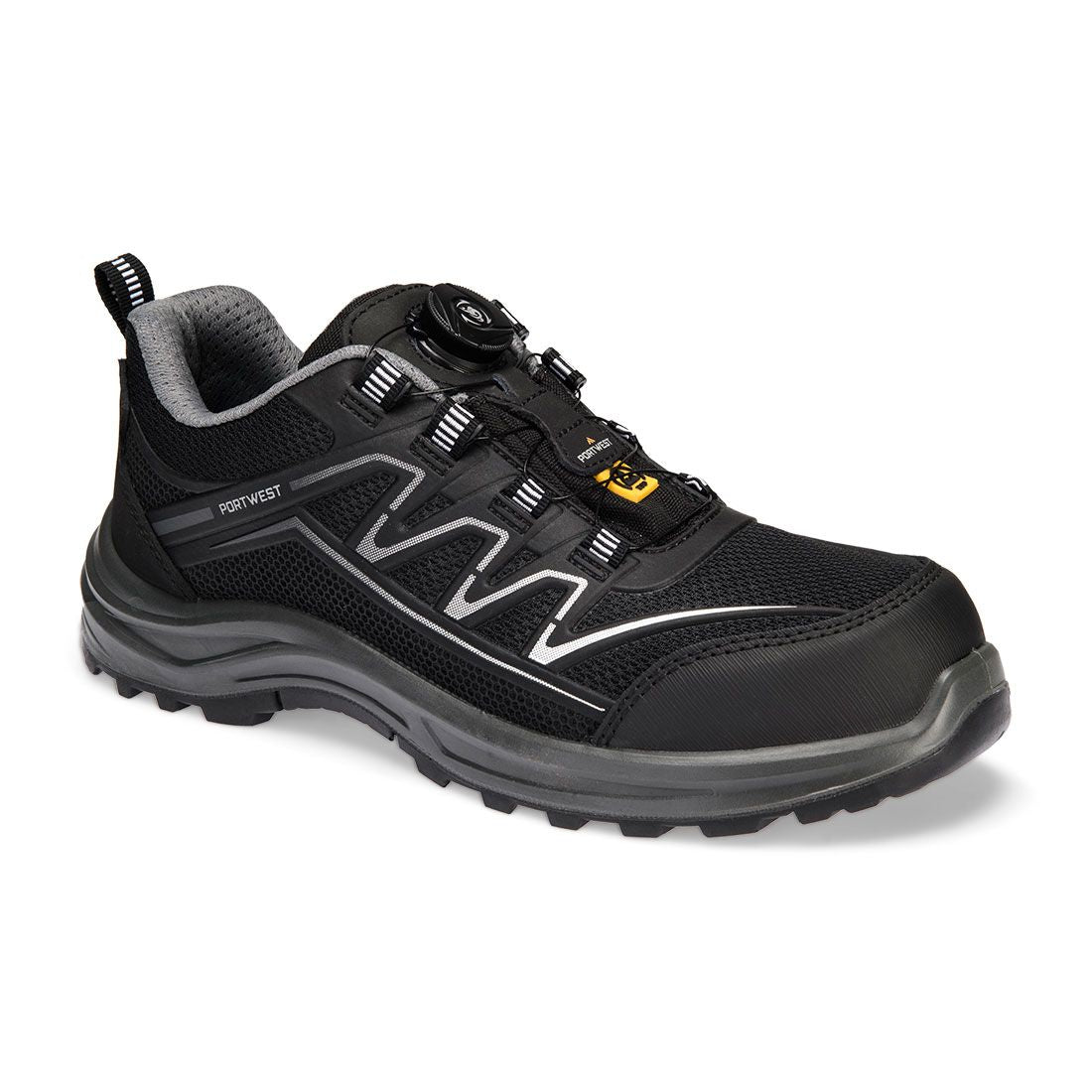 Composite KPU and Mesh Trainer S1PS ESD SR FO, 35, , Black/Grey