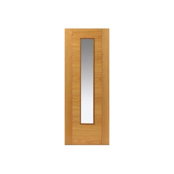 JBK EMRAL PRE FINISHED INTERNAL OAK GLAZED DOOR 1981 x 762 x 35mm (30") OEMR26