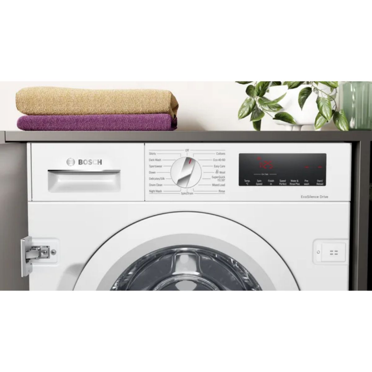 HOPKINS HOMES BOSCH WIW28502GB SERIES 8 INTEGRATED WASHING MACHINE 1400 SPIN 8kg