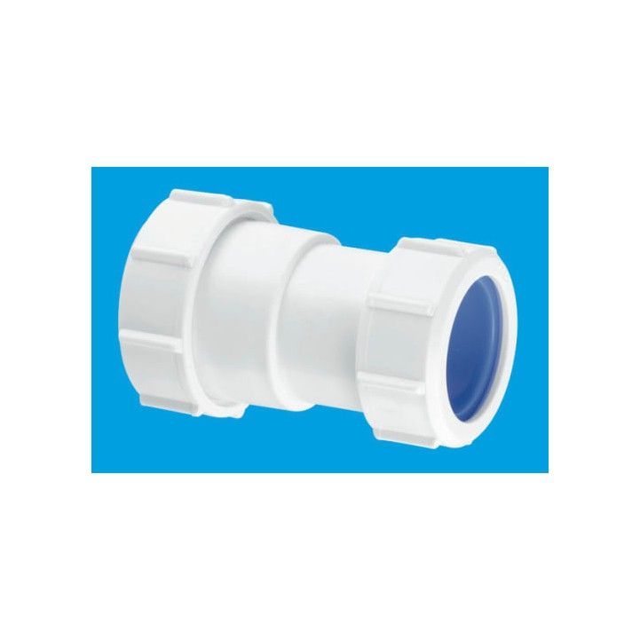 MCALPINE T28L-ISO EUROPEAN STRAIGHT CONNECTOR 1.1/2" 61020480