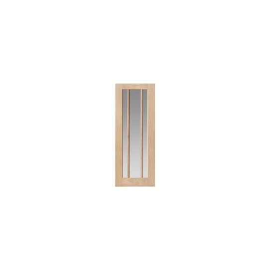 JBK DARWEN UNFINISHED INTERNAL OAK GLAZED DOOR 1981 x 838 x 35mm (33") ODAR29G