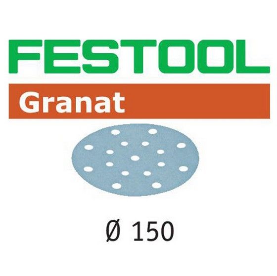 FESTOOL 575157 GRANAT STFD150/16 150MM SANDING DISCS 120 GRIT (PACK OF 10)