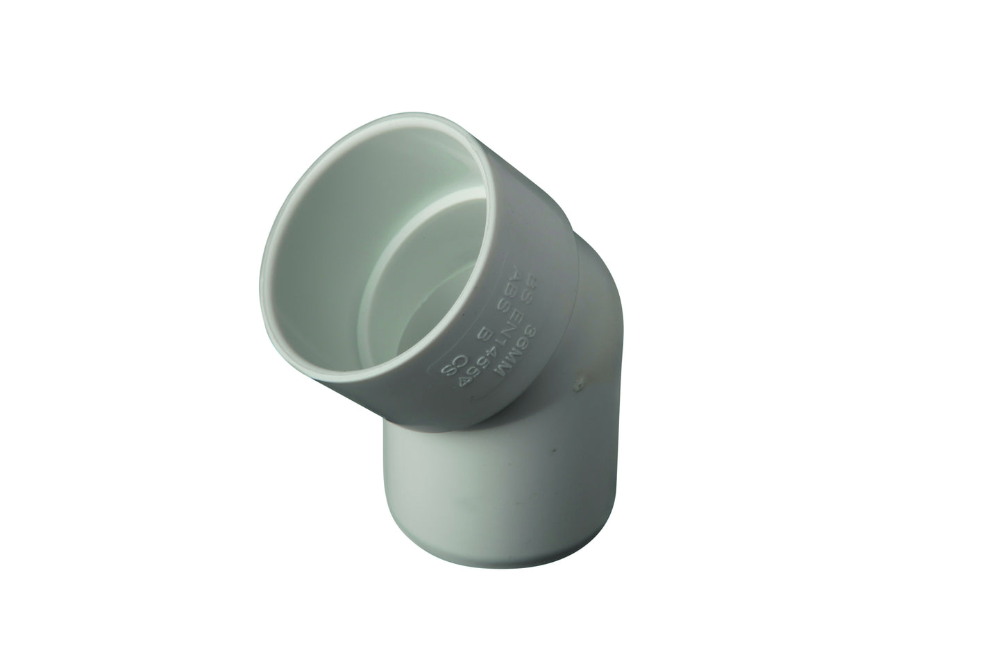 OSMASOIL SPIGOT BEND 45deg x 32mm 4Z263W WHITE