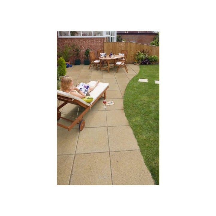 MARSHALLS PERFECTA CHAMFERED 600 x 600 x 35mm BUFF FL3071250