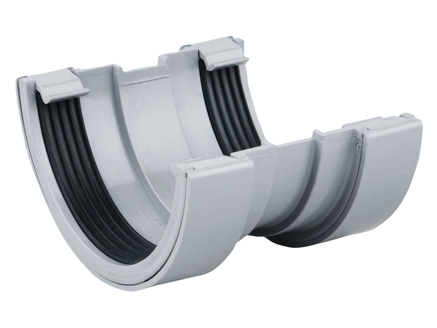 OSMA 0T009 ROUND PVCU GUTTER UNION 112mm 0T009G GREY