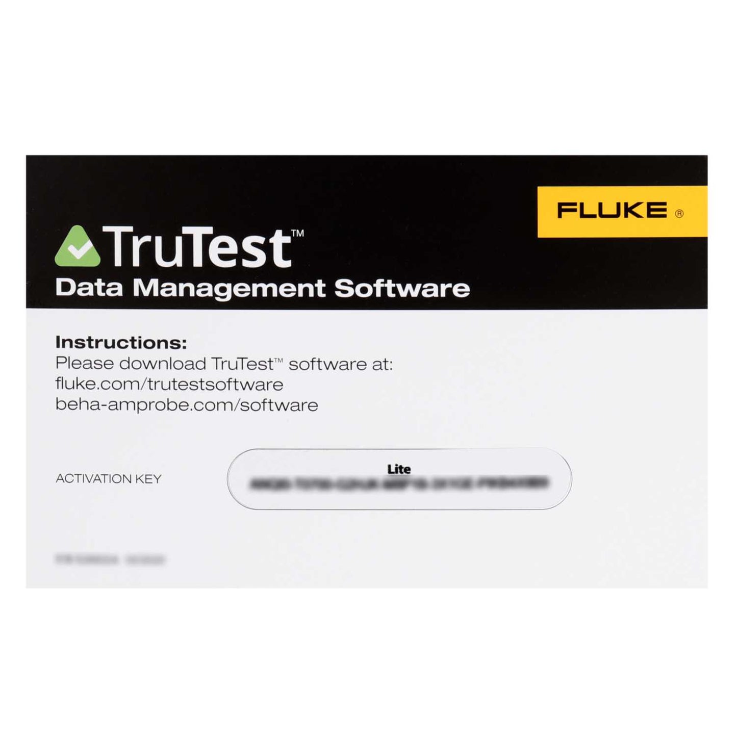 Fluke Lite Data Management and Reporting Software