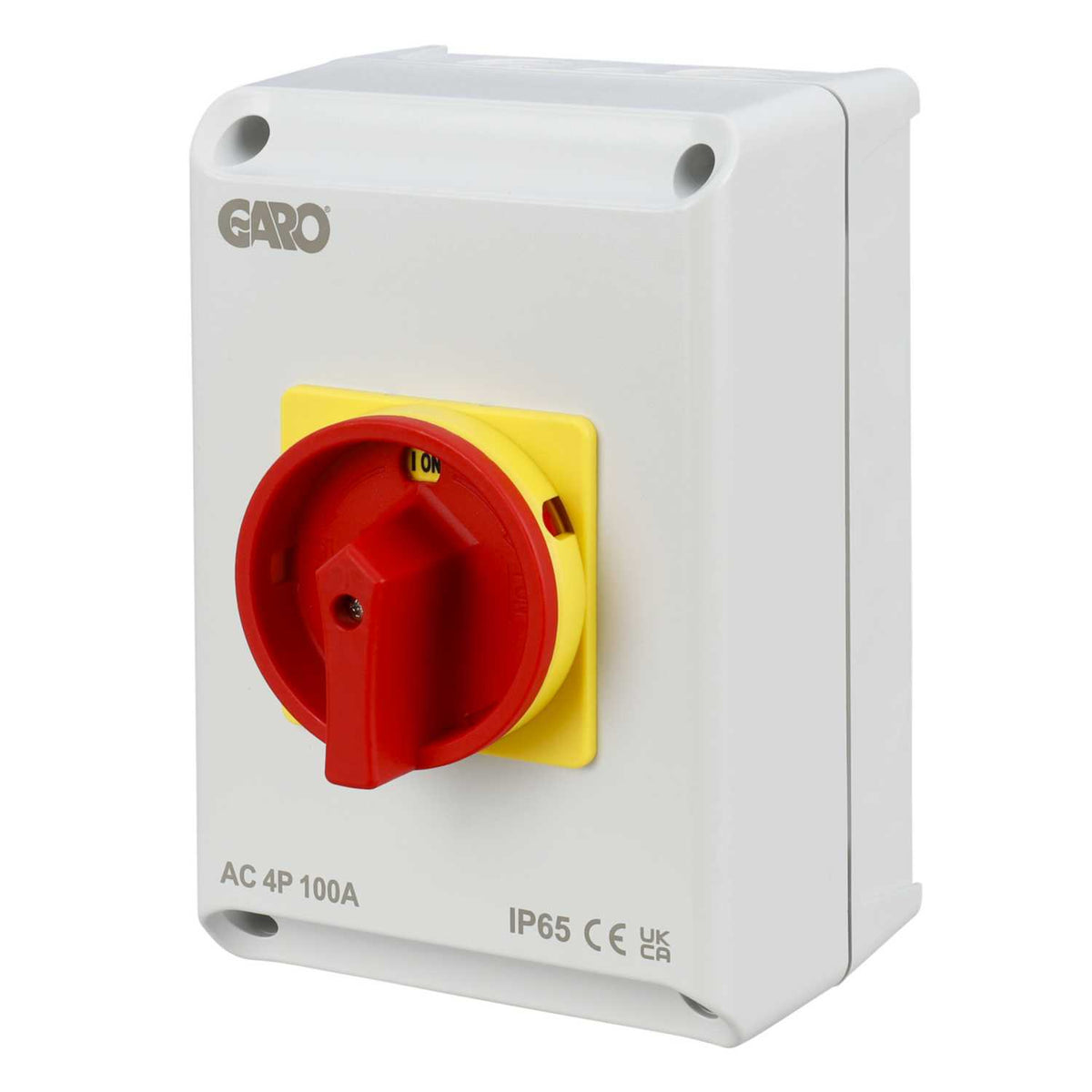 Garo 100A 4 Pole Rotary Isolator Switch IP65