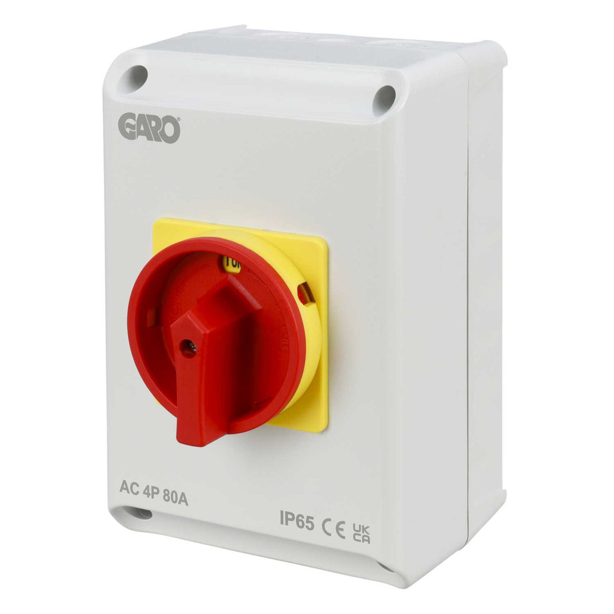 Garo 80A 4 Pole Rotary Isolator Switch IP65