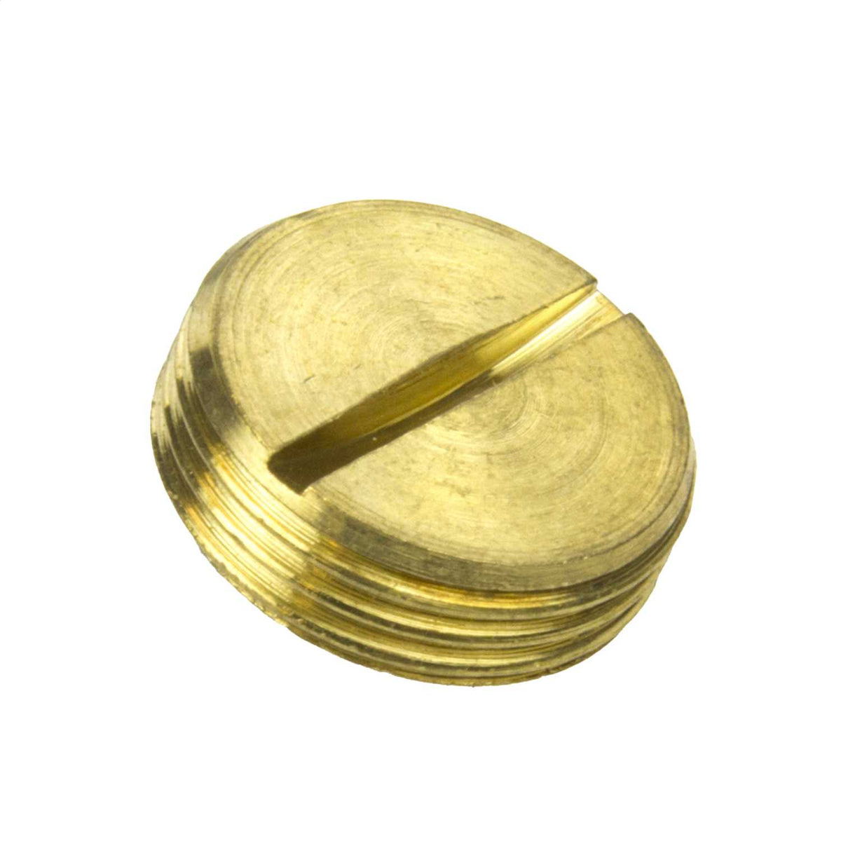 Slotted Plug Brass (Sold in 1's)