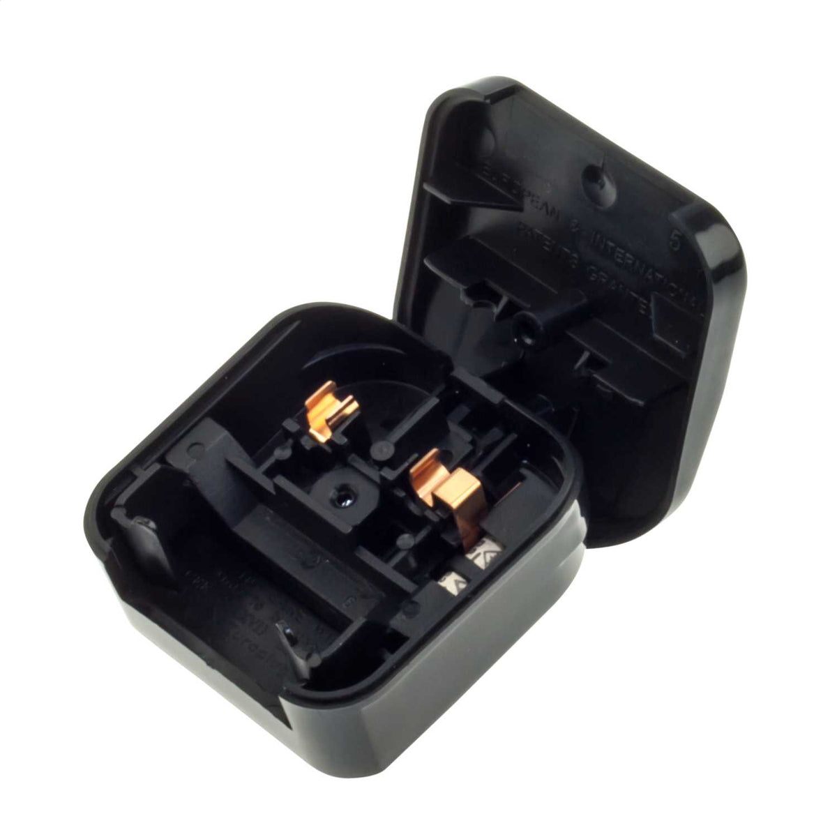 Greenbrook 3A Euro Plug Converter Black