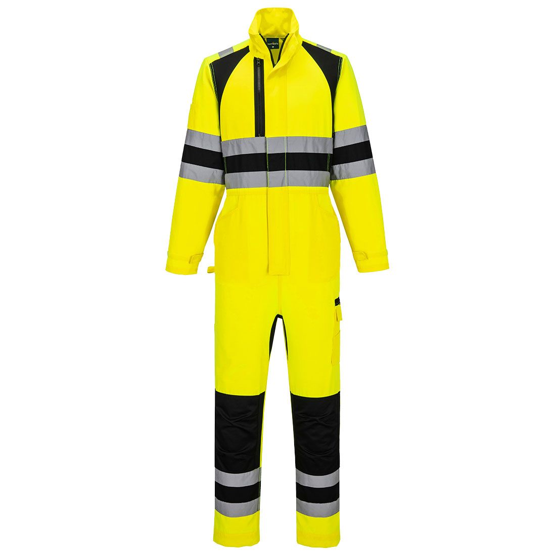 WX2 Eco Hi-Vis Coverall, L, R, Yellow/Black