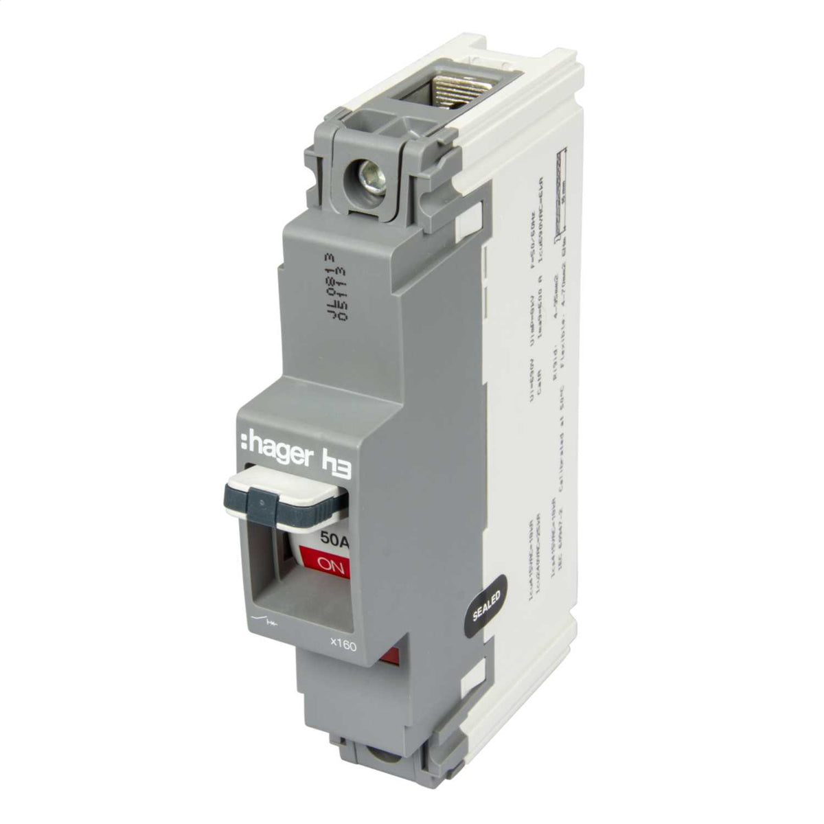 Hager 50A Single Pole 18kA Mccb