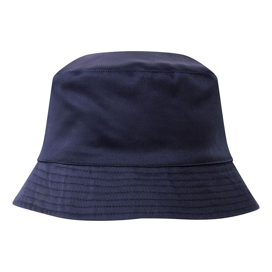 Reversible Bucket Hat, L/XL, R, Navy/Orange