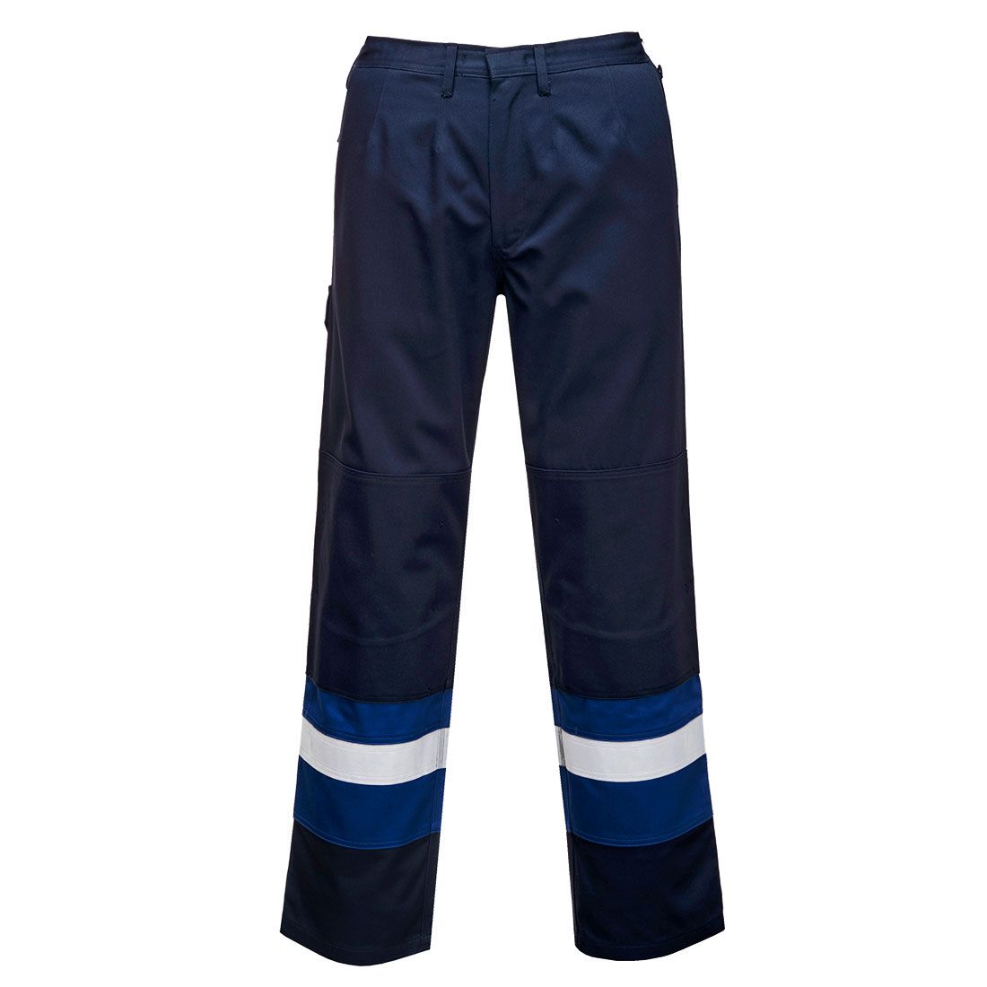 Bizflame Work Trousers, L, R, Navy/Royal