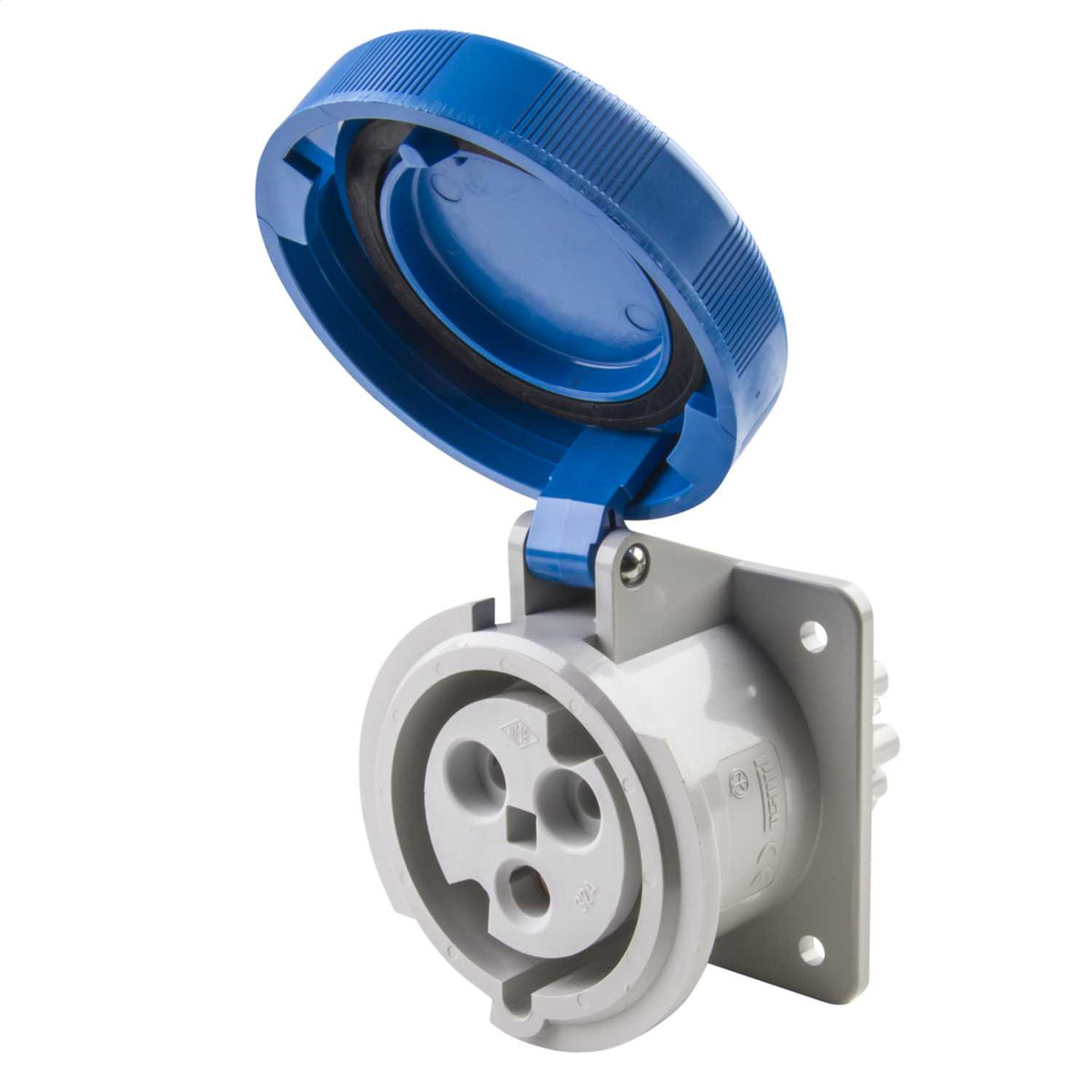 Ilme 32A 2P+E 230V Panel Mounted Socket IP67