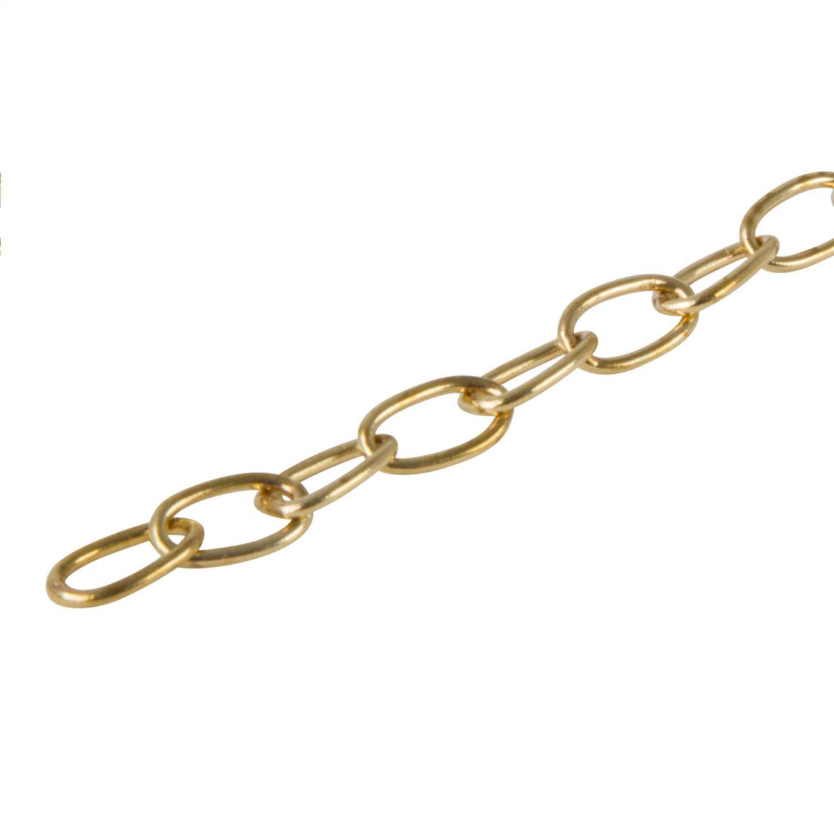 Jeani 1/2" Oval Link Brass Chain (Box of 10m)