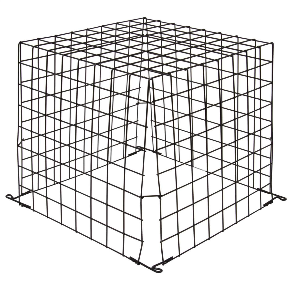 Jeani 400mm x 400mm x 400mm Wire Guard Black