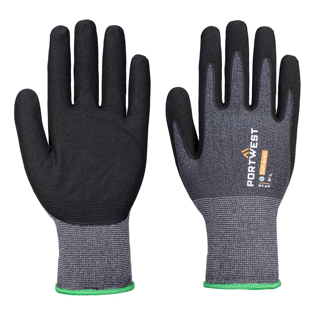 SG Grip15 Eco Nitrile Glove (Pk12), L, R, Grey/Black