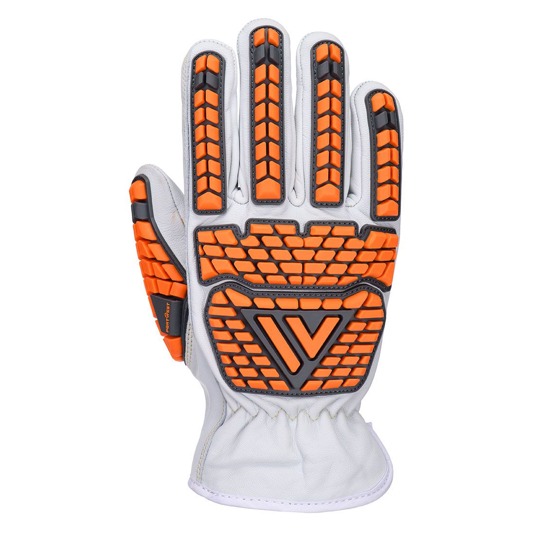 Goat Leather Impact Cut Glove A6, L, R, White