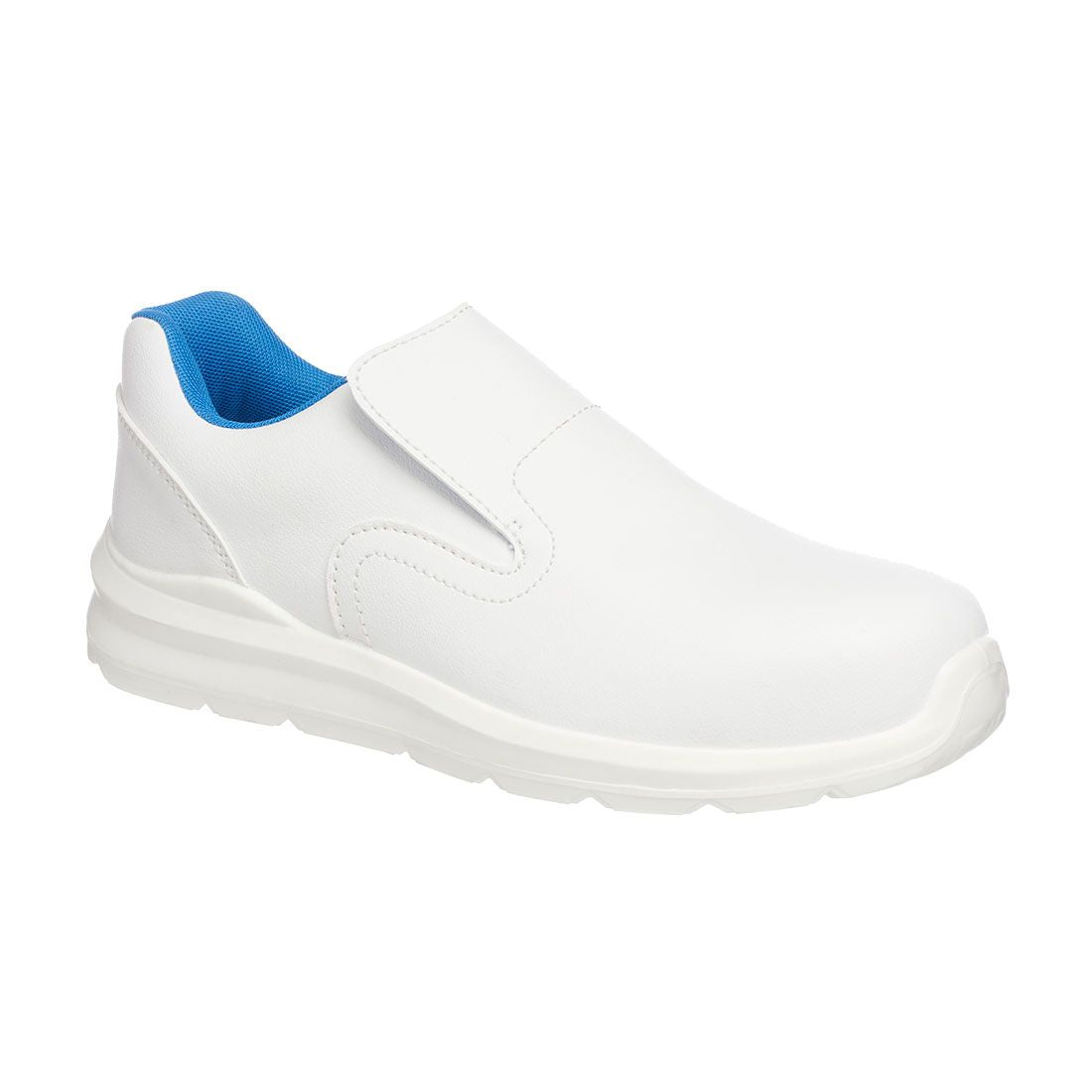 Portwest Compositelite Slip On Safety Trainer, 36, R, White
